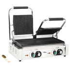 Grill parrilla estriada doble 3600 W 57x30,5x20 cm