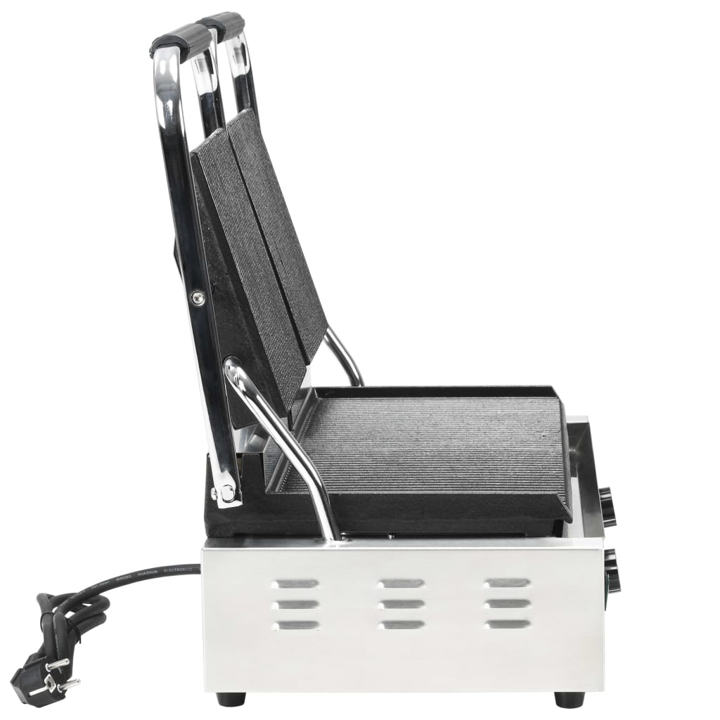 Grill parrilla estriada doble 3600 W 57x30,5x20 cm