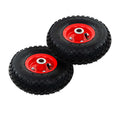 Rodas de carrinho de mão 4 pcs PU maciço 3.00-4 (245x82)