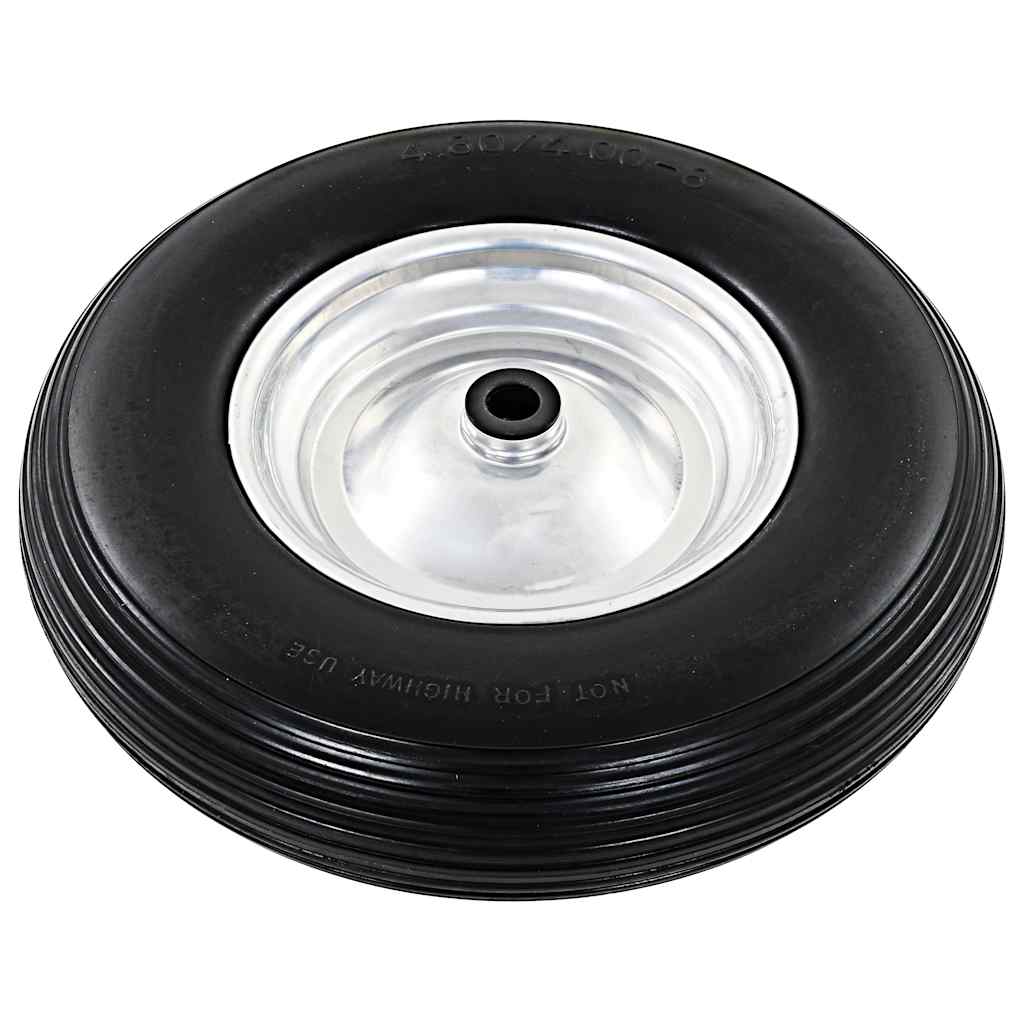 Rueda de carretilla con eje macizo PU 4.00-8 390 mm