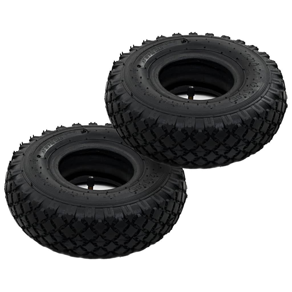 Neumáticos con cámaras internas carretilla 2 uds 3.00-4 260x85