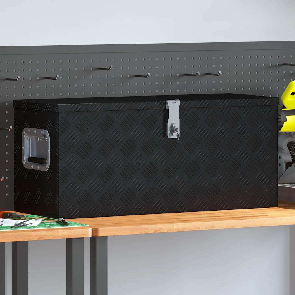 Caja de aluminio 1085x370x400 mm negra