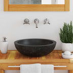Lavabo 40x12 cm mármol negro
