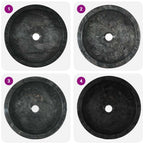 Lavabo 40x12 cm mármol negro