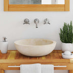 Lavabo 40x12 cm mármol color crema