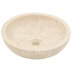 Lavabo 40x12 cm mármol color crema