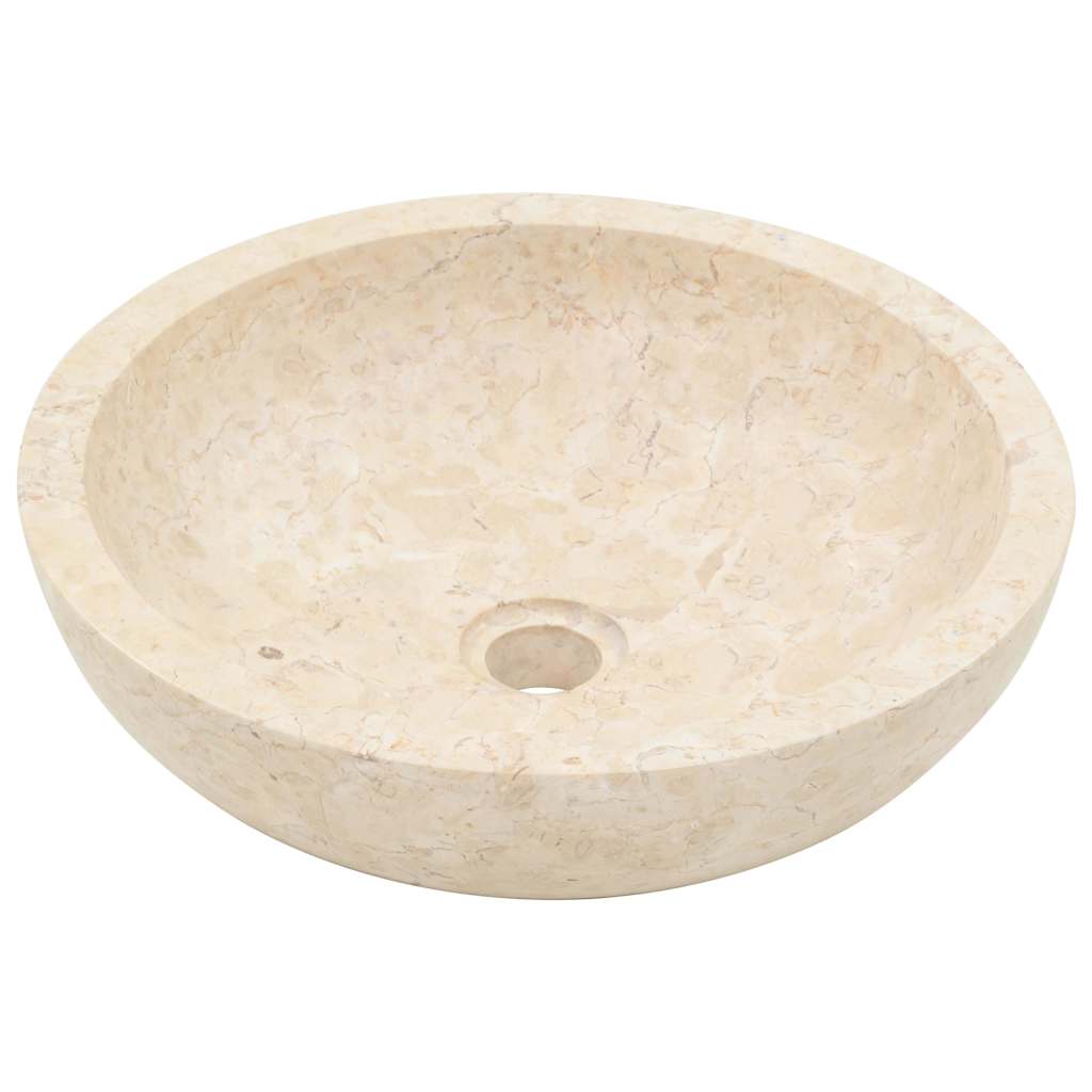 Lavabo 40x12 cm mármol color crema