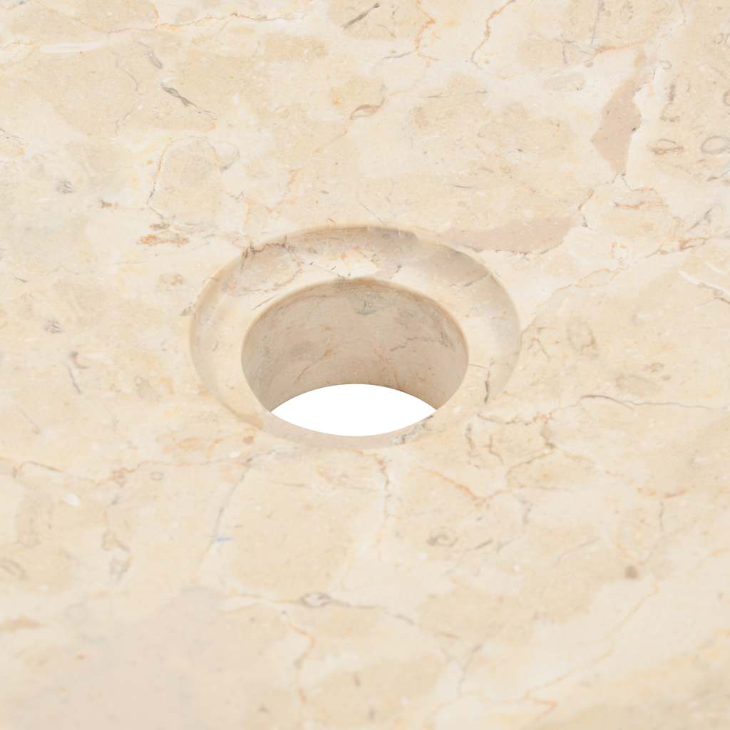 Lavabo 40x12 cm mármol color crema