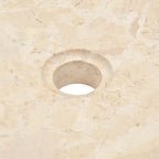 Lavabo 40x12 cm mármol color crema