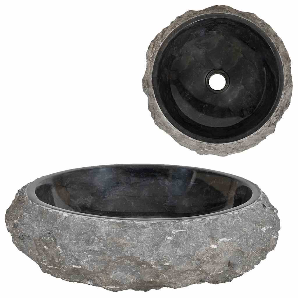 Lavabo 40x12 cm de mármol negro