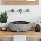 Lavabo 40x12 cm de mármol negro