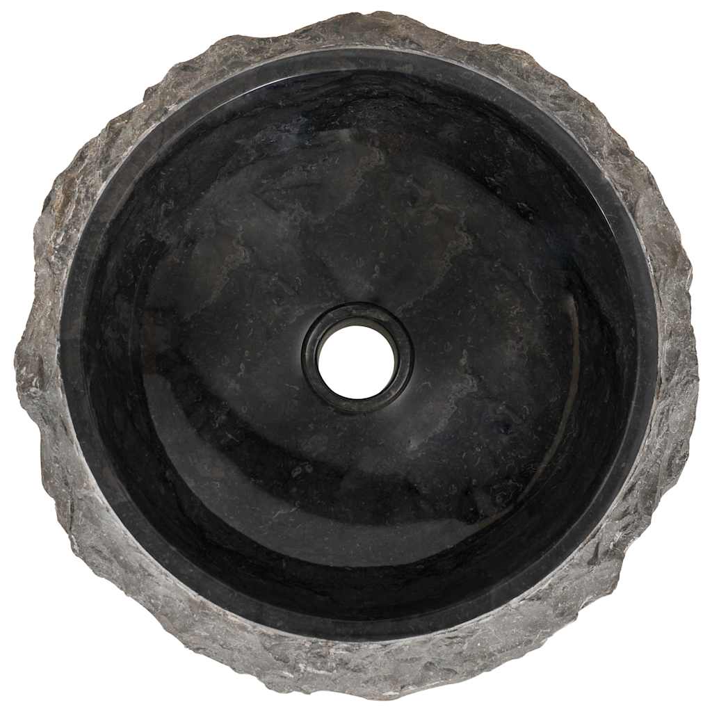 Lavabo 40x12 cm de mármol negro