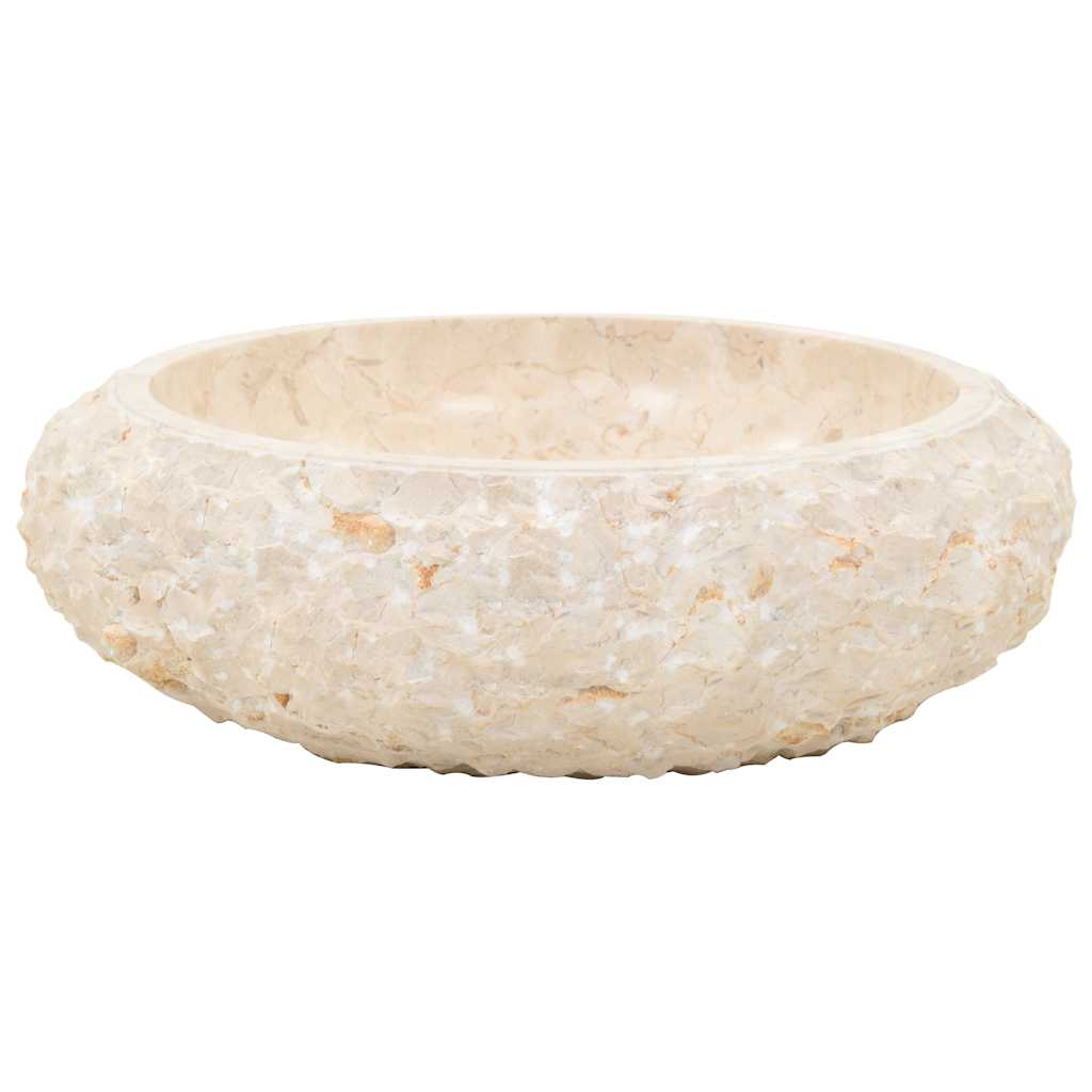 Lavabo 40x12 cm mármol color crema