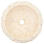 Lavabo 40x12 cm mármol color crema