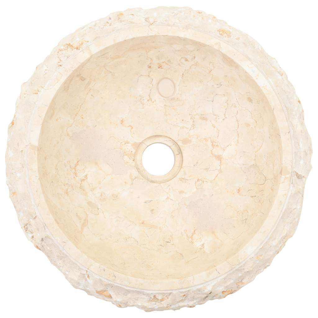 Lavabo 40x12 cm mármol color crema