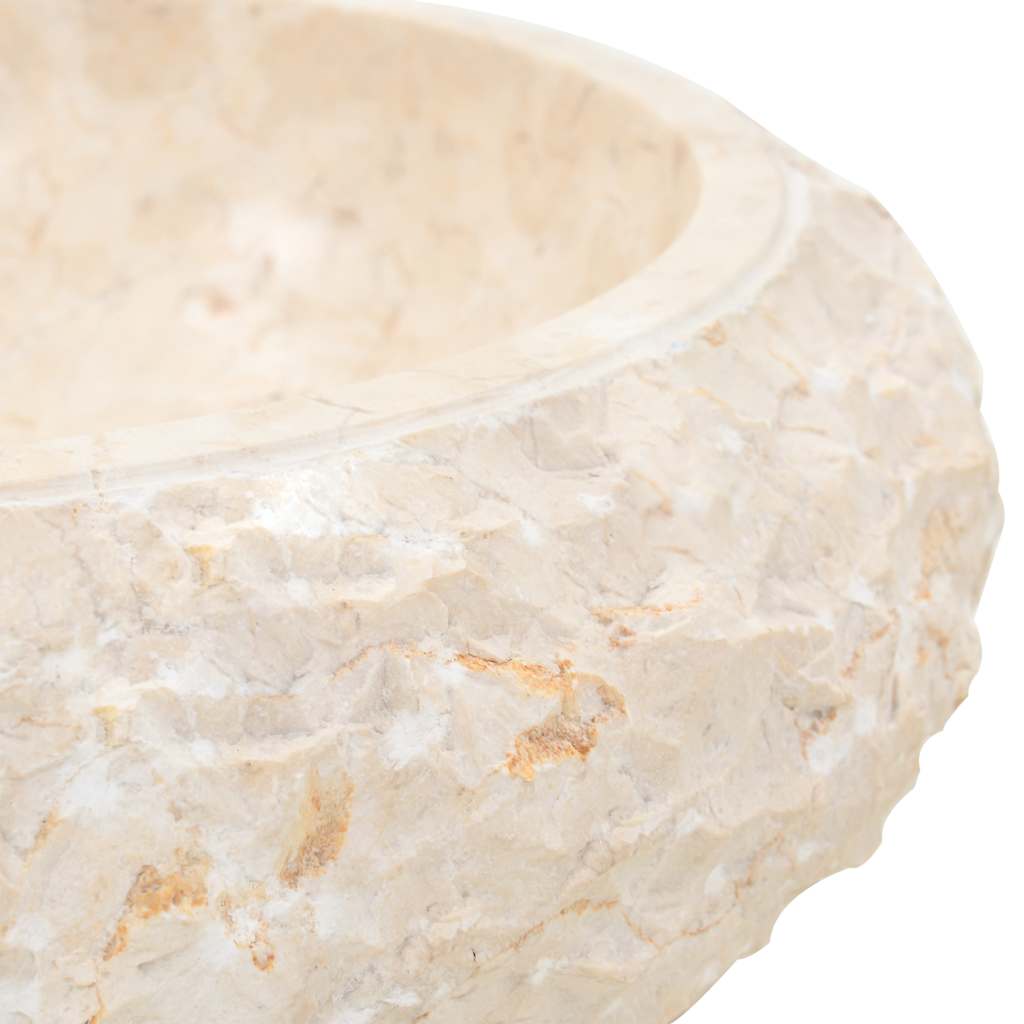 Lavabo 40x12 cm mármol color crema