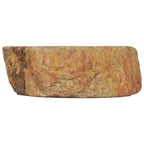 Lavabo de piedra fósil color crema 45x35x15 cm