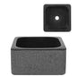 Black river stone sink 45x30x15 cm