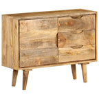 Aparador de madera maciza de mango 90x30x69 cm