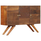 Aparador de madera maciza reciclada marrón 110x30x75 cm