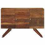 Aparador de madera maciza reciclada marrón 110x30x75 cm