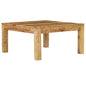 Solid mango wood coffee table 80x80x40 cm