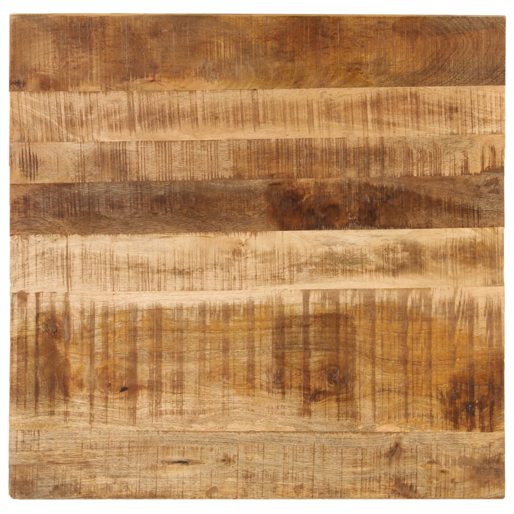 Mesa de centro de madera maciza de mango 80x80x40 cm