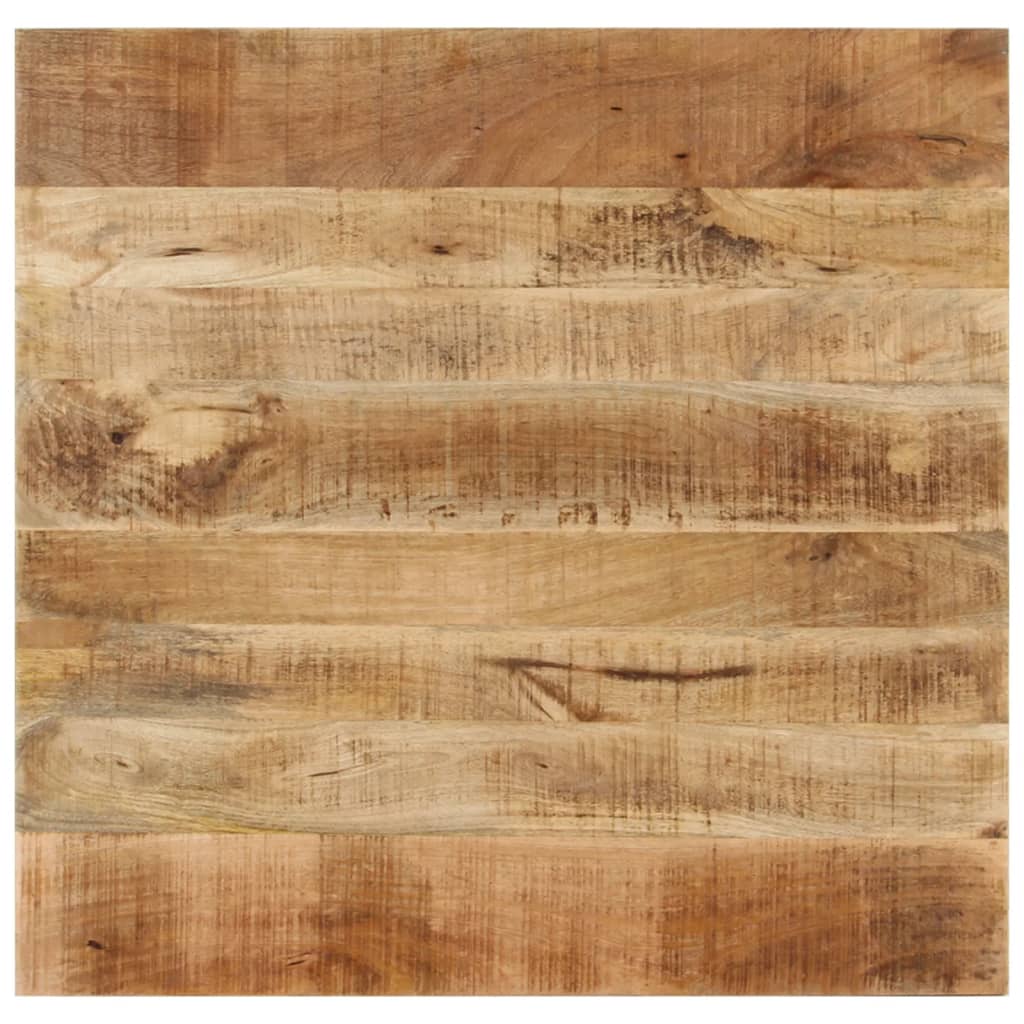 Mesa de comedor de madera maciza de mango 82x80x76 cm