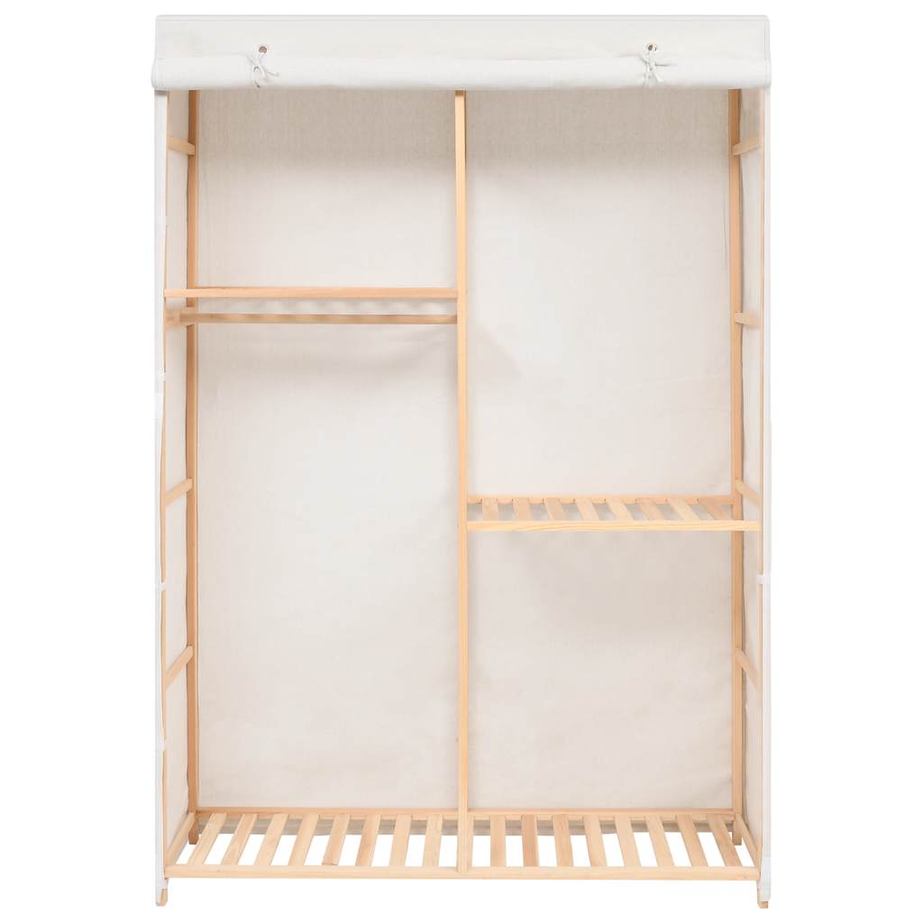 Armario de ropa de 3 niveles 110x40x170 cm