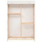 Armario de ropa de 3 niveles 110x40x170 cm