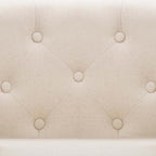 Sillón de tela beige