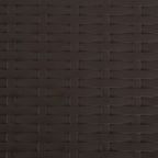 Taburete jardín plegable 2 uds HDPE acero marrón look ratán