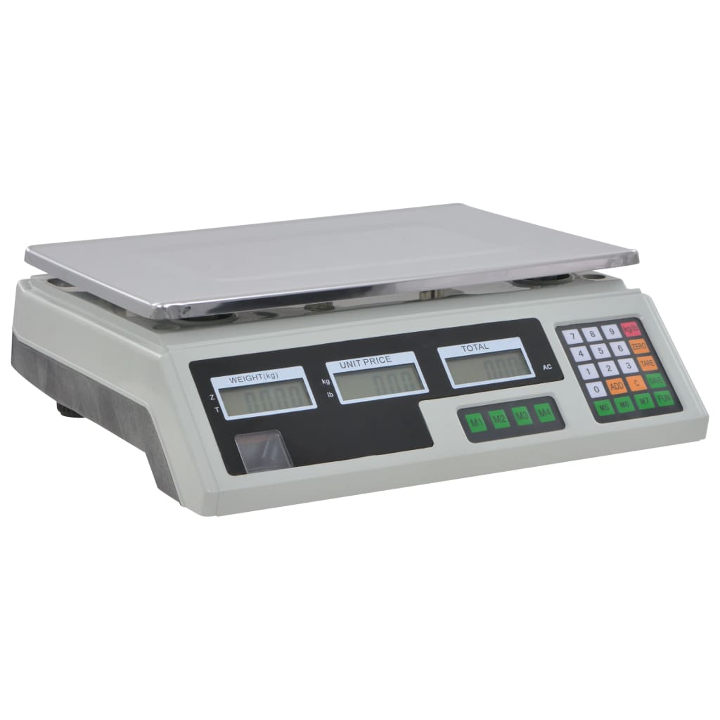 Báscula digital 30 kg con batería recargable
