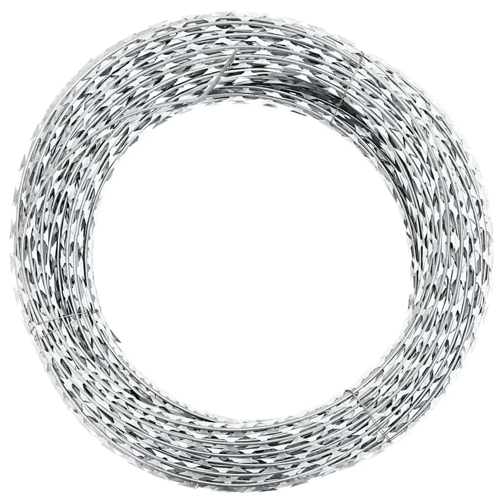 Alambre concertina con clips acero galvanizado 300 m