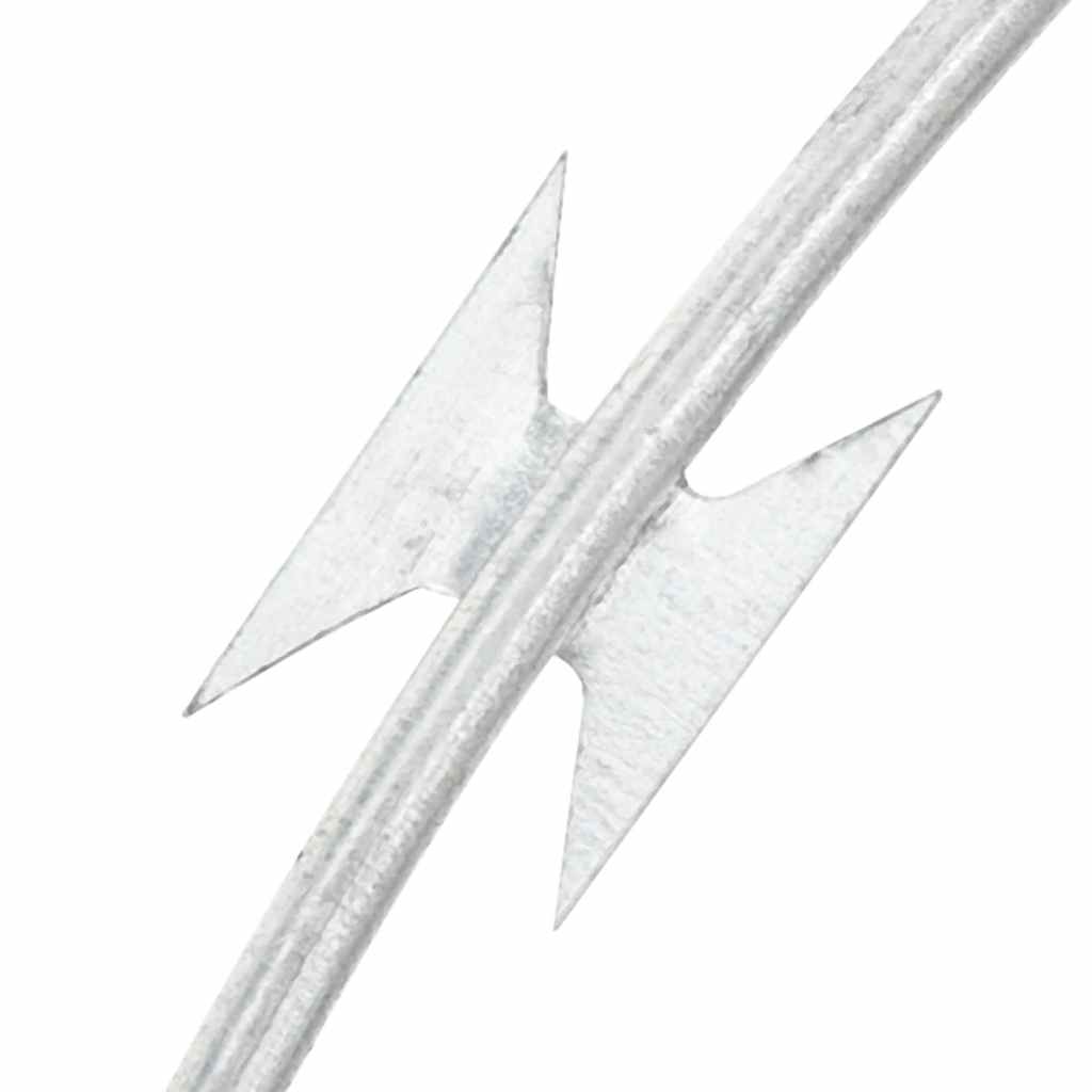 Alambre concertina con clips acero galvanizado 300 m