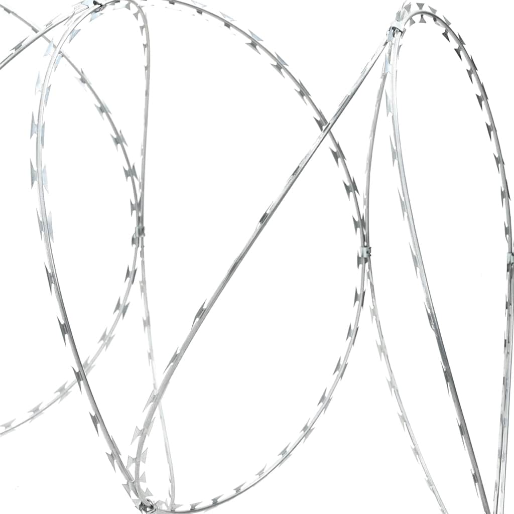 Alambre concertina con clips acero galvanizado 300 m