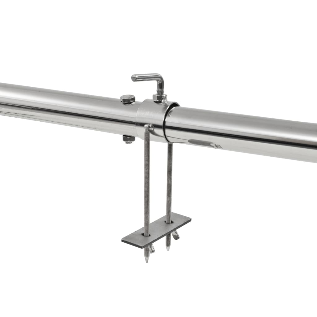 Barbacoa grill automática motor acero inoxidable 207x45x81 cm