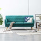 3-seater fabric sofa yellow 172x70x82 cm