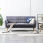 3-seater fabric sofa yellow 172x70x82 cm