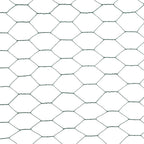 Alambrada de gallinero acero revestimiento PVC verde 25x1,2 m