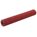 Alambrada de gallinero acero galvanizado plateado 25x1,2 m