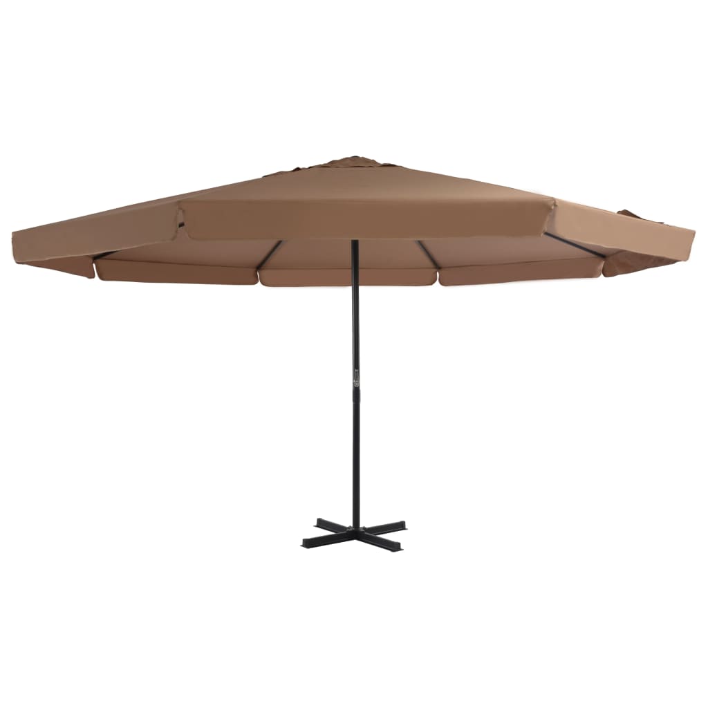 Hanging umbrella with LED lights and sand metal pole 300 cm