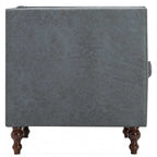 Sillón de tela gris