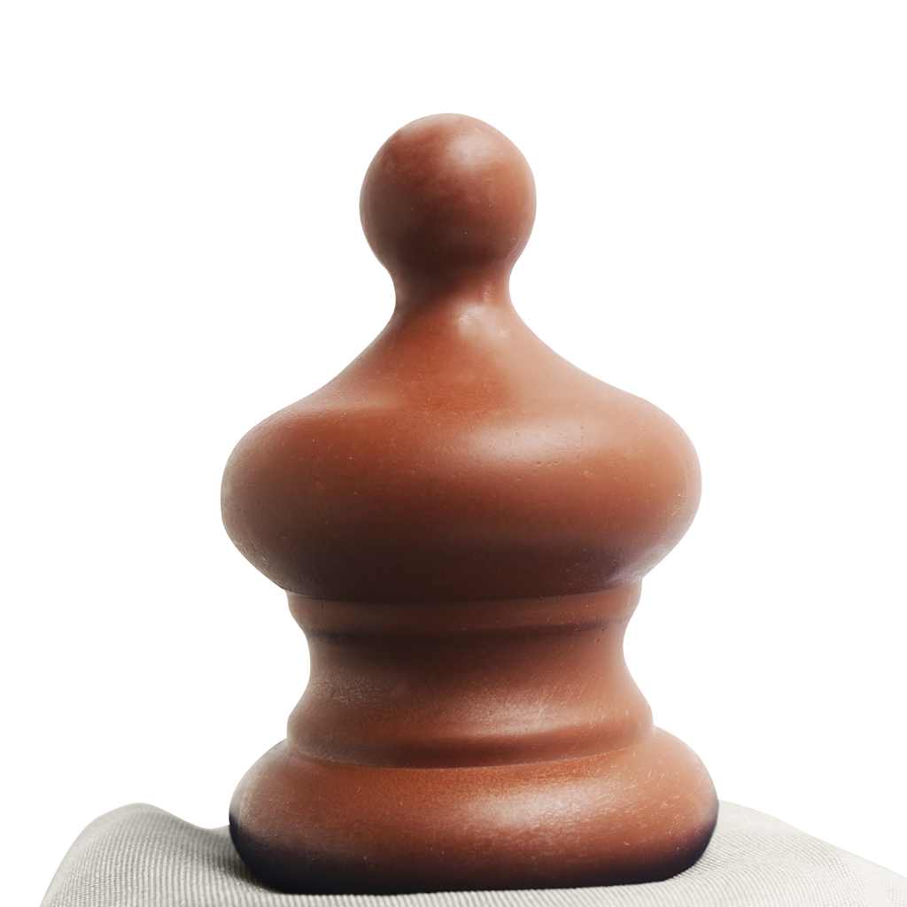 Sombrilla de exterior con palo de madera blanco arena 350 cm