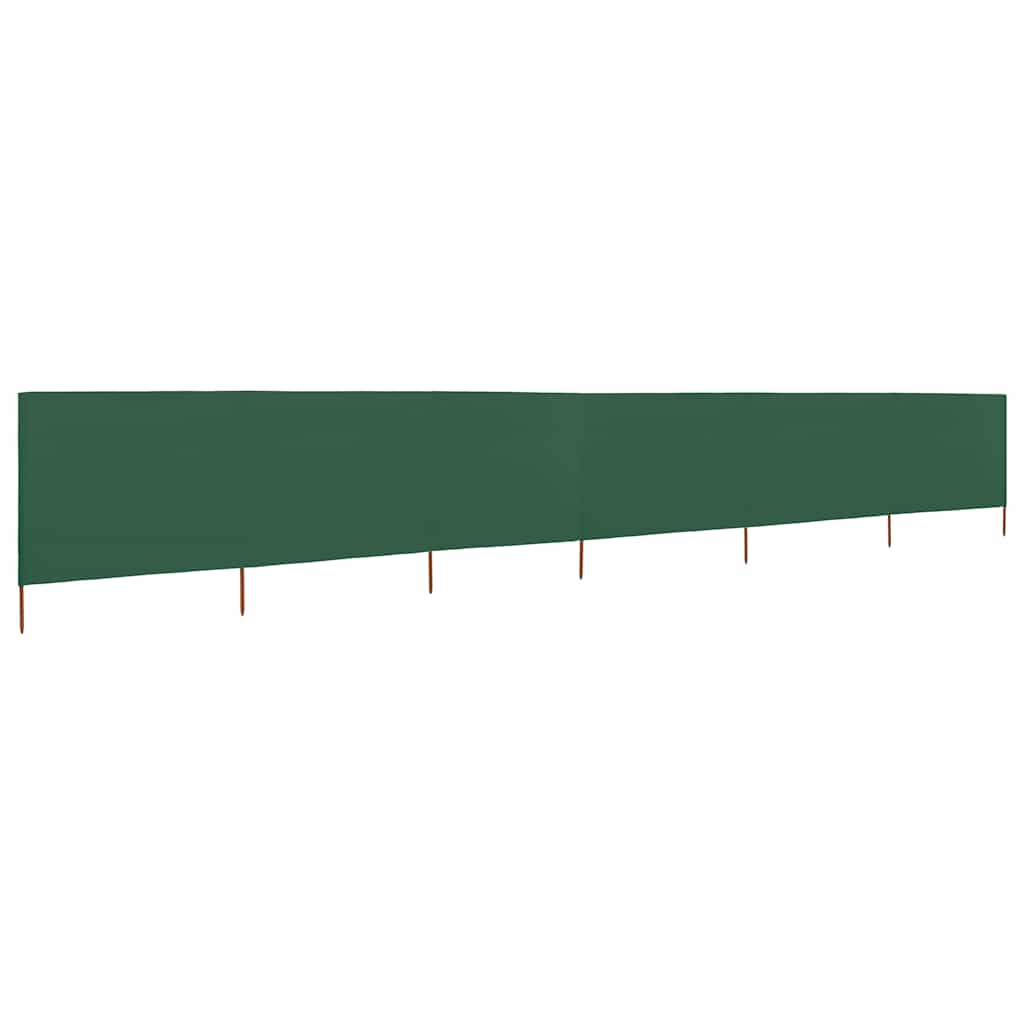 6-panel fabric beach windbreak 800x80 cm white