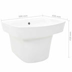 Lavabo 50 x 45 x 41 cm Cerámica Glaseada