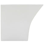 Lavabo de pared de cerámica blanco 500x450x410 mm