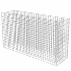 Arriate de gaviones de acero 180x50x100 cm