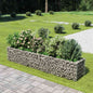 Arriate de gaviones de acero 180x50x100 cm