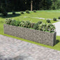 Arriate de gaviones de acero 180x50x100 cm